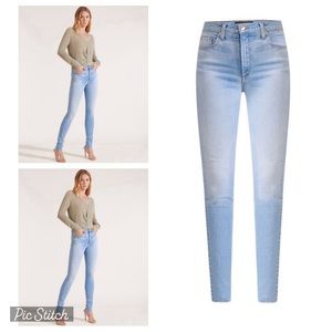 🆕 Veronica Beard High Rise Kate Skinny Jeans in Pale Stone / Size: 25 / NWOT